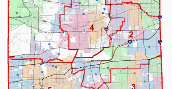 School District Map Colorado Dupage County Il County Board District Map