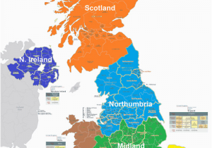 Scotland On Europe Map Map Uk Divided Into 10 States Random Fascination Map