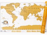 Scratch Off Europe Map World original Scratch Maps Large or Travel Editions