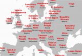 Show A Map Of Europe the Japanese Stereotype Map Of Europe How It All Stacks Up