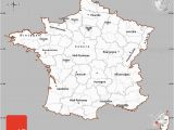 Show Me the Map Of France States On A Map Political Map France Gray Simple Map Of