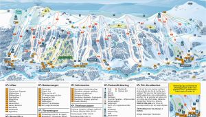 Ski Resort France Map Trail Map Tanndalen
