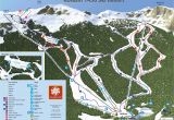 Ski Resort Map France Trail Map Kolaa In 1450