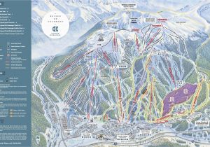 Ski Resorts In southern California Map Copper Mountain Resort Trail Map Onthesnow