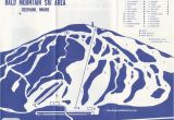 Ski Resorts New England Map 1971 72 Bald Mountain Trail Map New England Ski Map Database