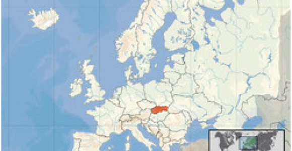 Slovakia On Europe Map atlas Of Slovakia Wikimedia Commons