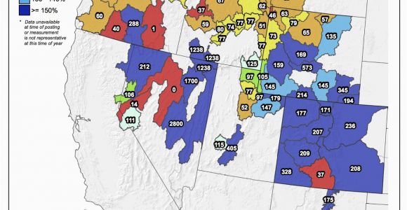 Snotel Colorado Snowpack Map Snowpack News May 31 Basin High Low Graphs Coyote Gulch