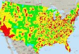 Southern California Air Quality Map Maps Of Air Pollution In Us United States Awesome Mean Pm 2 5 Levels