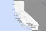 Southern California Beach towns Map Map Of the California Coast 1 100 Glorious Miles