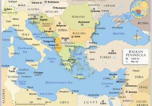 Southern Europe and the Balkans Map Political Map Of the Balkan Peninsula Nations Online Project