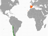 Spain In Map Of World Chile Spain Relations Wikipedia