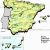 Spain Ports Map Rivers Lakes and Resevoirs In Spain Map 2013 General Reference