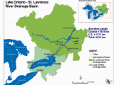 St Lawrence River On Canada Map Map Of Loslr Drainage Basin source Map Courtesy Of the Ijc