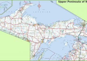 State Of Michigan County Map Map Of Upper Peninsula Of Michigan