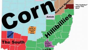 State Of Ohio Map with Cities 8 Maps Of Ohio that are Just too Perfect and Hilarious Ohio Day