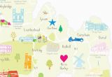 Surrey On Map Of England Personalised Surrey Map Add Favourite Places