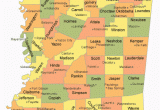 Tennessee and Mississippi Map Mississippi County Map