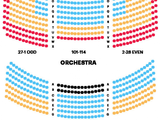 Phantom Of The Opera Theater Seating Chart