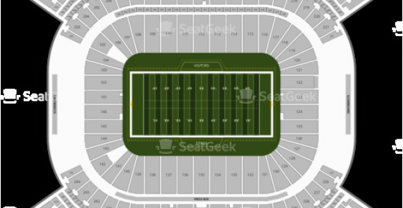 Tennessee Titans Parking Map Nissan Stadium Seating Chart Map Seatgeek