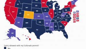 Texas Ccw Reciprocity Map Concealed Carry is Legal In Colorado for Residents with A Colorado