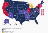 Texas Chl Map Georgia Carry Reciprocity Map Michigan Concealed Carry Gun Laws