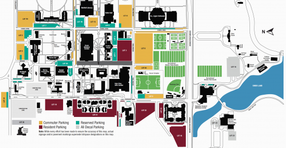 Texas Christian University Map Campus Map Midwestern State University