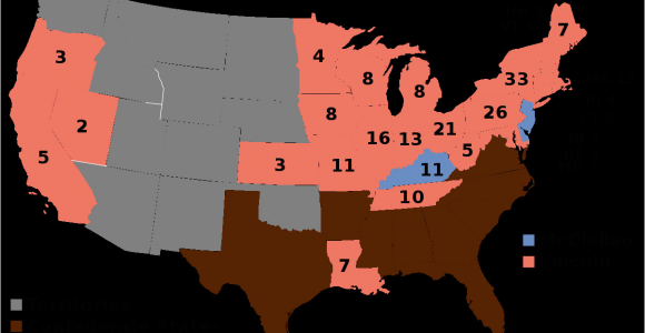 Texas Election Results Map 1864 United States Presidential Election Wikipedia