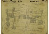 Texas General Land Office Maps Jim Hogg Brooks Counties Texas 1912 1913 Old Wall Map Etsy