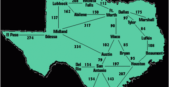 Texas Mileage Map Us Map Texas Cities Business Ideas 2013