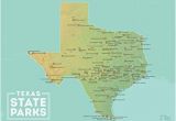 Texas National Wildlife Refuges Map Amazon Com Best Maps Ever Texas State Parks Map 18×24 Poster Green