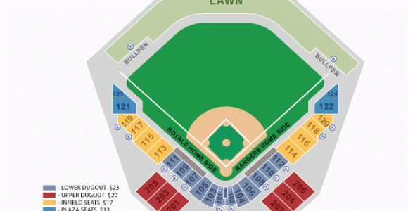 Texas Rangers Ballpark Map Surprise Stadium Seating Chart