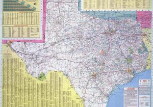 Texas Road Map atlas Large Road Map Of the State Of Texas Texas State Large Road Map