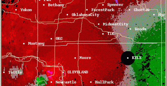 Texas tornado Map the Great Plains tornado Outbreak Of May 3 4 1999 Radar Imagery