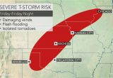 Texas Weather Map forecast Severe Weather Outbreak isolated tornadoes May Target Central Us to