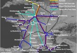 Tgv Route Map Europe Train Travel From Uk to France London to Nice Bordeaux