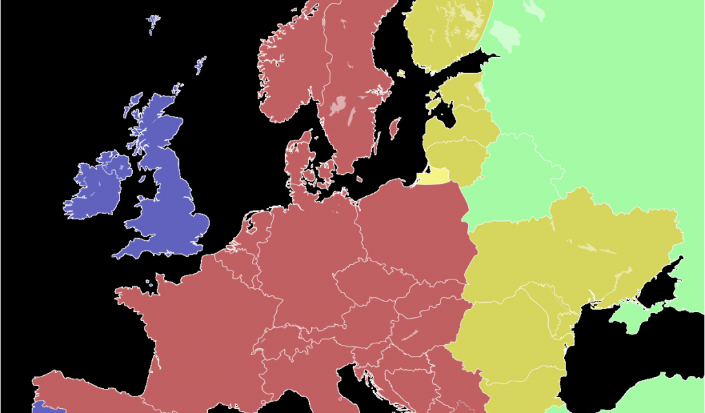 Time Zones Map Europe Central European Summer Time Wikipedia Secretmuseum