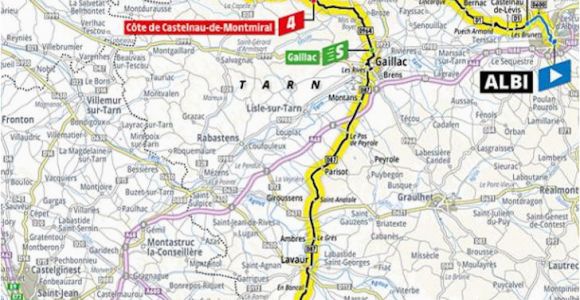 Tour De France Stage 11 Route Map A 2019 Es tour De France Aotvonala Terkepek Szintrajzok