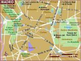 Tourist Map Of Madrid Spain Map Of Madrid