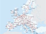 Train Map In France European Railway Map Europe Interrail Map Train Map Interrail