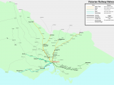 Train Map Ireland Rail Transport In Victoria Wikipedia