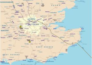 Train Map south East England Rail Map Of southeast England Johomaps