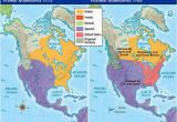 Treaty Map Of Canada Pre War and Post War Borders In northern America In 1775 1783