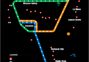 University Of California System Map Trolley System Map San Diego Trip Pinterest San Diego Map San