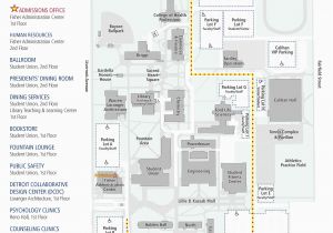 University Of Michigan Building Map Campus Locations University Of Detroit Mercy