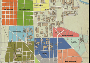 University Of Michigan Building Map Off Campus Community Sustainability Planet Blue