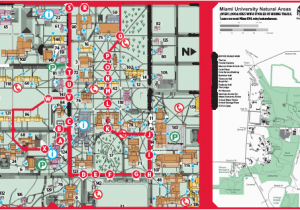 University Of Michigan Central Campus Map Oxford Campus Maps Miami University