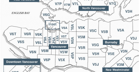 Vancouver Canada Zip Code Map Vancouver Bc Zip Code Map Woestenhoeve