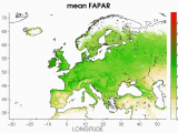 Vegetation Map Europe the Spatial Distribution Of Climatological Averages for 1998