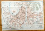 Verona Italy Map Google Antique 1937 Map Of Verona Italy From Muirhead S Blue Guides