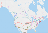 Via Rail Map Canada Rail Transport In Canada Wikipedia